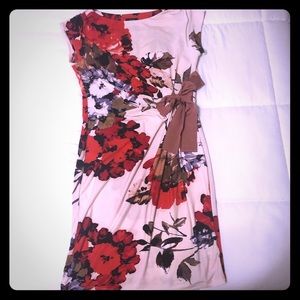 Floral abstract Taylor Maternity dress